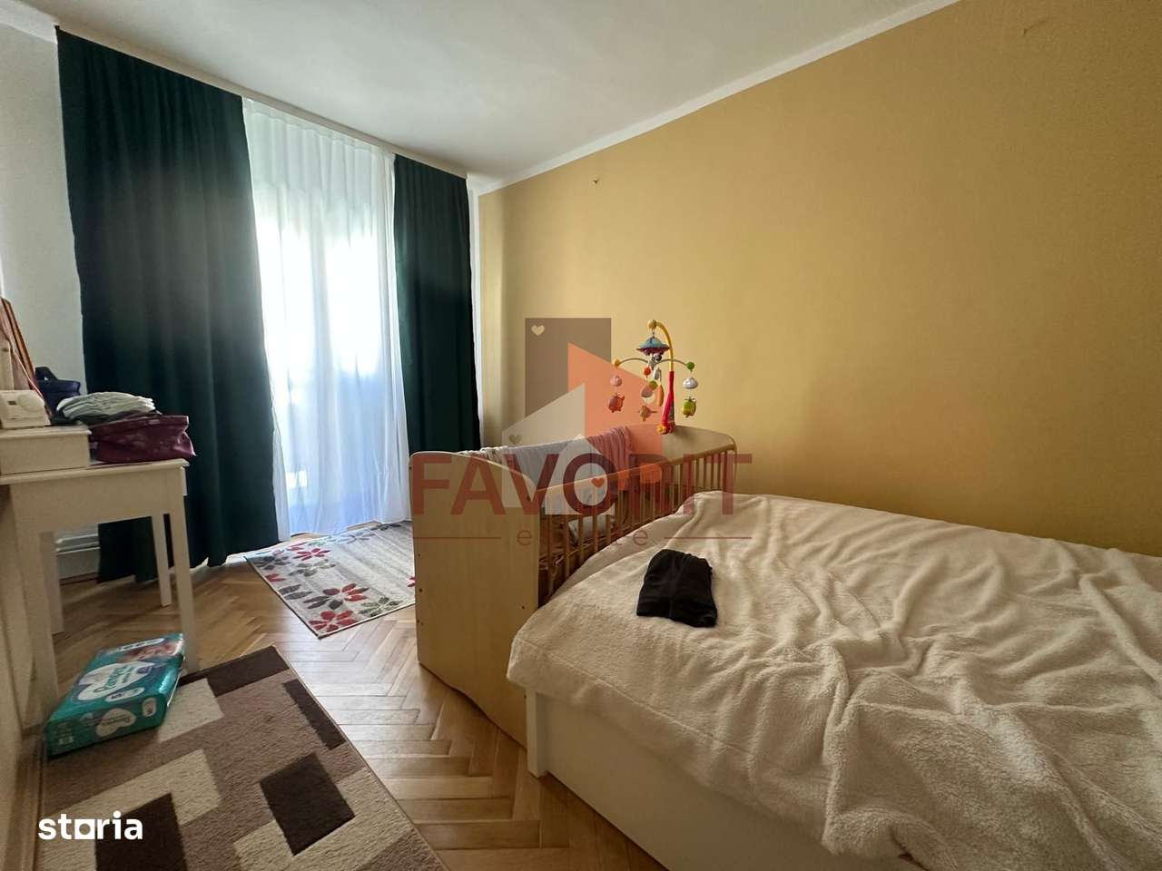 3 camere | centrala proprie | etaj intermediar | mobilat si utilat |-6