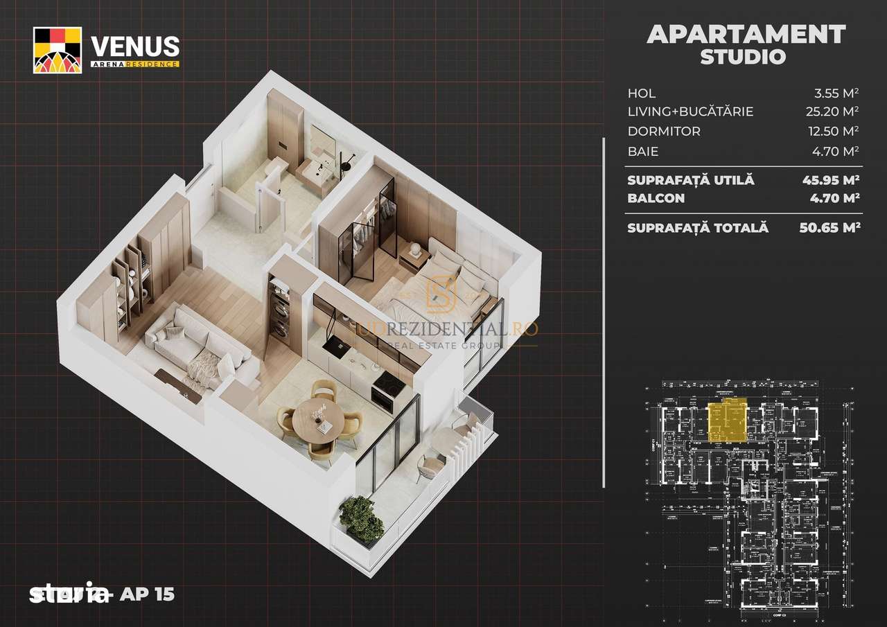 Apartament modern, finisaje moderne, in zona Aparatorii Patriei, S4 - Imagine principală: 5/20