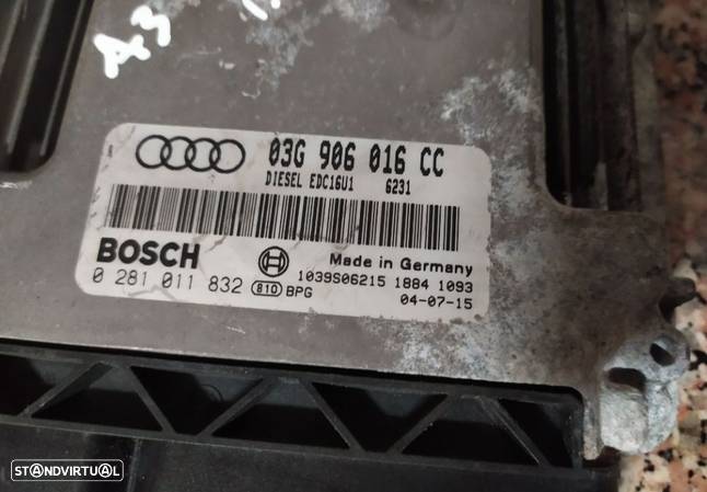 Centralina Audi A3 1.9TDI 105cv 03G906016CC 0281011832 - 2