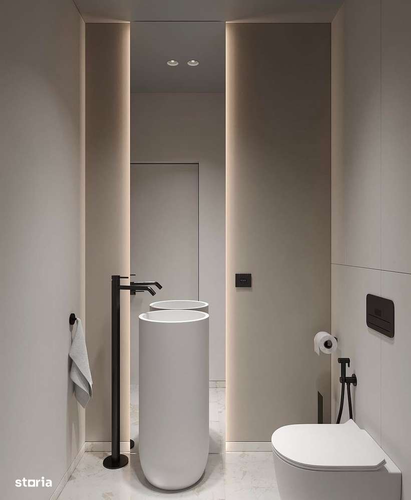 2 camere tip studio proiect premium izolatie fonica - Imagine principală: 3/10