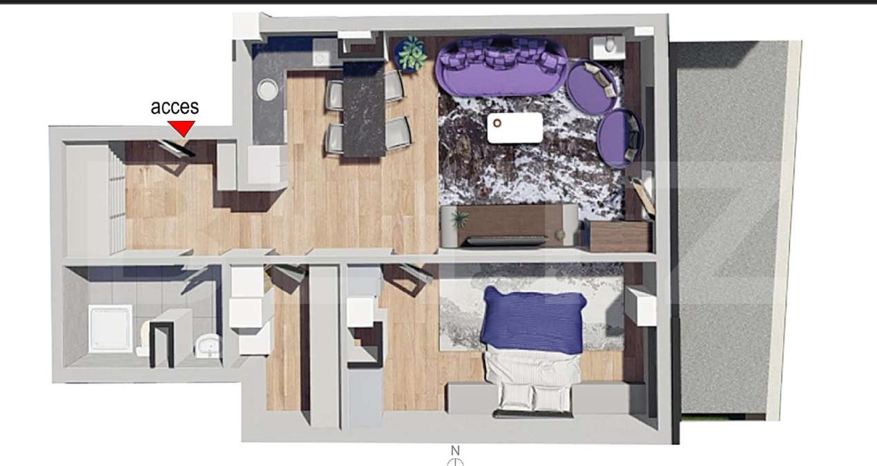 Comision 0! Apartament 2 camere, Bloc Nou, Petrom Calea Baciului - Imagine principală: 2/14