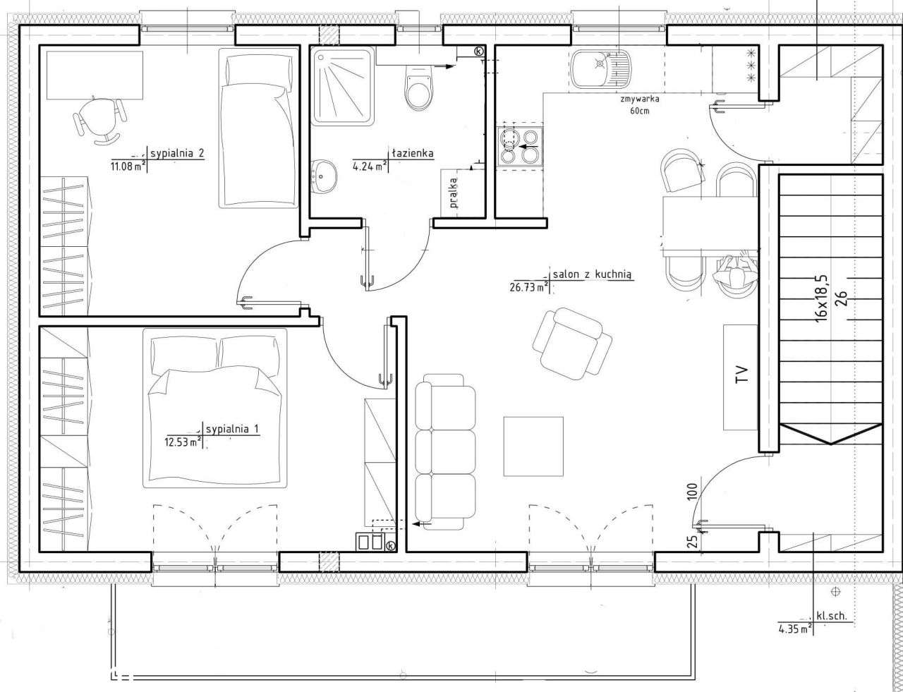 Skoczów, Trzy Pokoje, Nowe Budownictwo - Pełny obrazek: 2/10