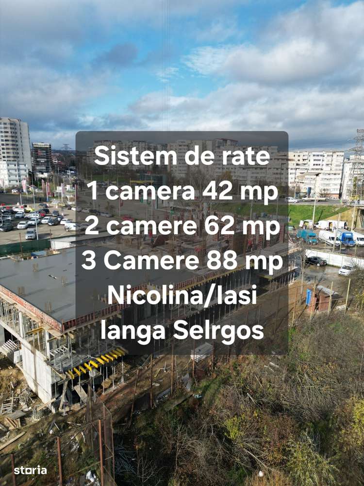 Apartamente Zona Nicolina- Sistem de rate pana la finalizare - Imagine principală: 1/8