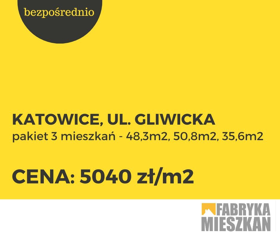 Bezpośrednio | pakiet 3 mieszkań | budynek po remo