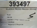 KLAMKA PRZÓD PRAWA ZEWNĘTRZNA AUDI A6 C6 Avant (4F5) 2004 - 2011 2.7 TDI 132 kW [180 KM] olej - 5