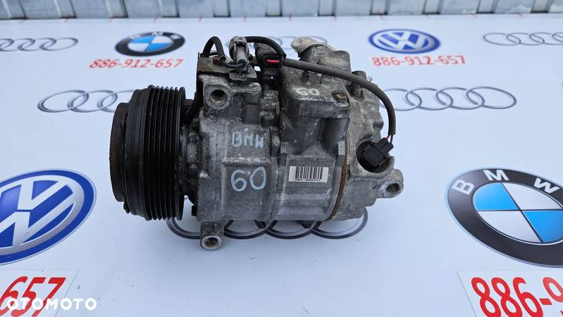 BMW 5 E60 E61 2.0D N47 Sprężarka klimatyzacji Kompresor klimy 447260-1852 DENSO - 4