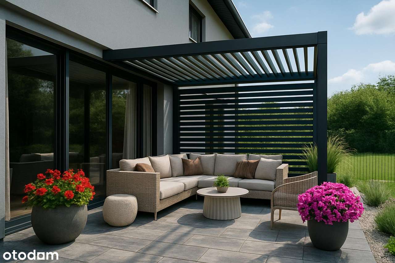 Nowoczesny dom w zabudowie bliźniaczej - Słomin-2