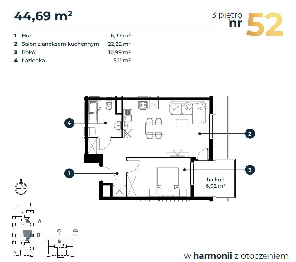 M.52 Apartamenty Harmony