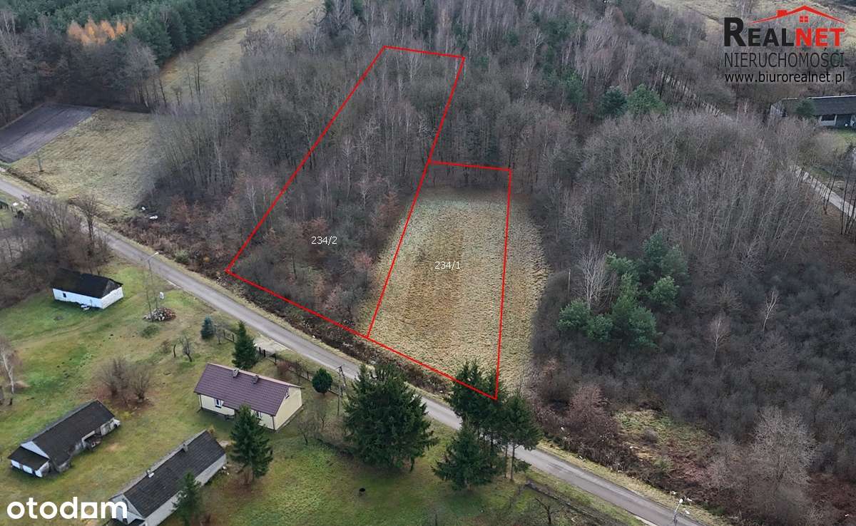 Działka budowlana 1800m2, Rzegocin gm. Nowy Korczyn-1