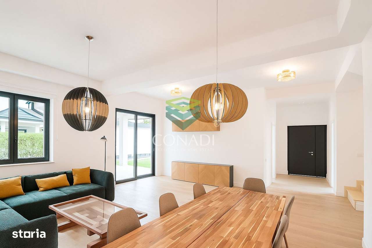 Vila spațioasa si elegantă în Corbeanca – 9 camere, 5 băi, mobilată - Imagine principală: 3/19