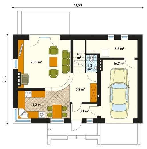 Lusina – nowoczesny dom w Lusinie pod Krakowem! - Pełny obrazek: 5/5