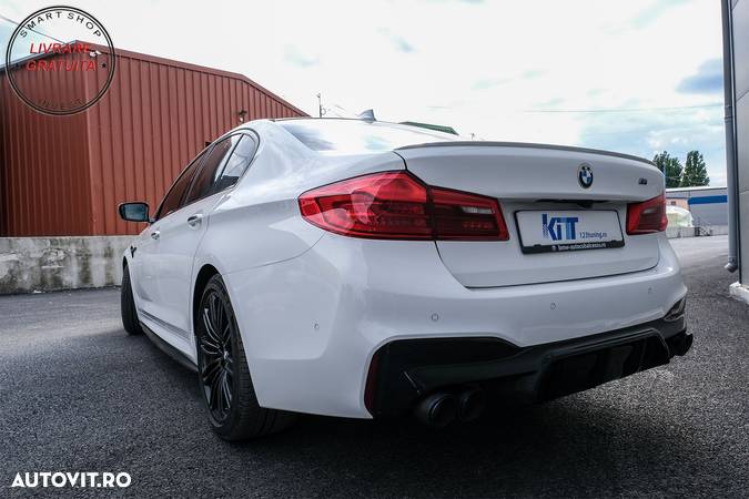 Extensii Praguri Laterale BMW Seria 5 G30 G31 (2017+) M Design Negru Lucios- livrare gratuita - 11