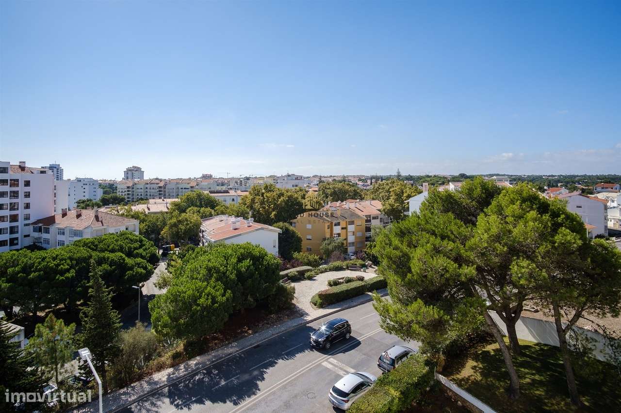 T2 com vista mar, garagem e arrecadação em Condomínio com piscina e ja-43