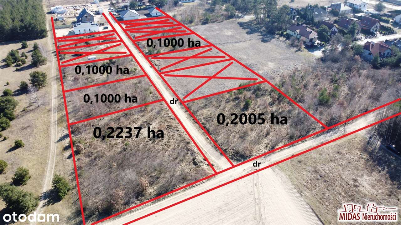 Piękna działka 1000m2 na osiedlu w Nowej Wsi
