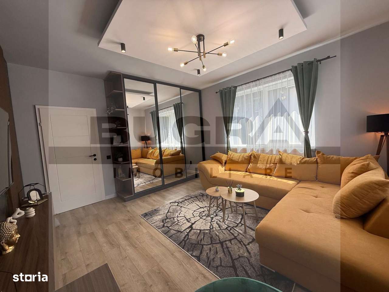 Apartament 2 camere, 58 mp, LUX, garaj, zona Teilor - Imagine principală: 3/12
