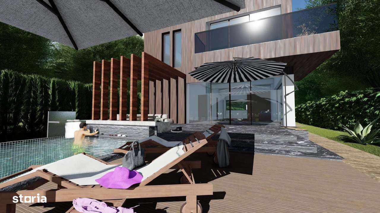 VILA NOUA CU PISCINA SI DESCHIDERE LA PADURE-GHERMANESTI, SNAGOV - Imagine principală: 4/10