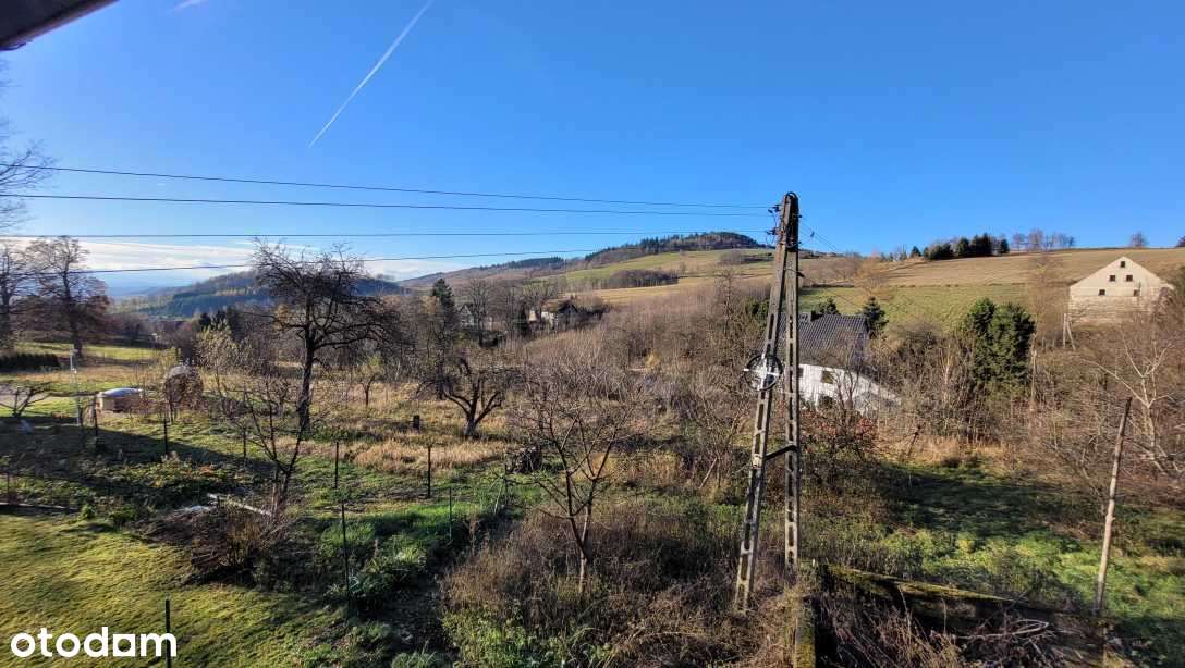 Pół domu + działka + kamienna stodoła + 2garaże w Dziwiszowie-14