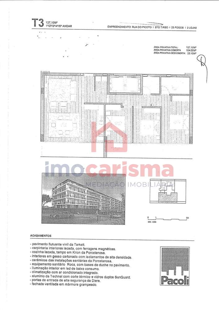 Apartamento T3 Novo em Fase Final de Construção em Santo Tirso - Grande imagem: 5/5