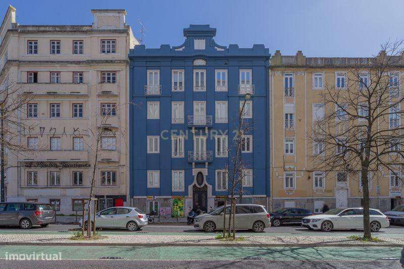 Apartamento T2 Com 2 Wc Vista Desafogada Areeiro Lisboa
