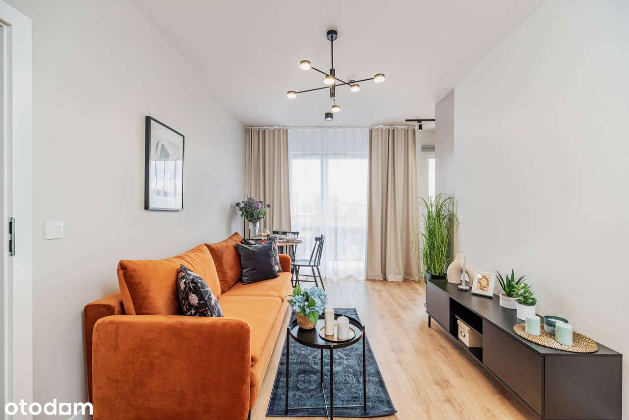 OD ZARAZ |Dwupokojowe mieszkanie z Balkonem |Cozy 1-Bedroom apartment - Pełny obrazek: 4/12