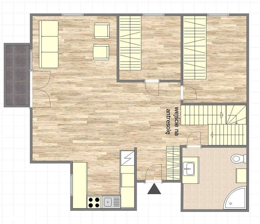 4 pok., balkon, antresola, klima, wyposażone-14