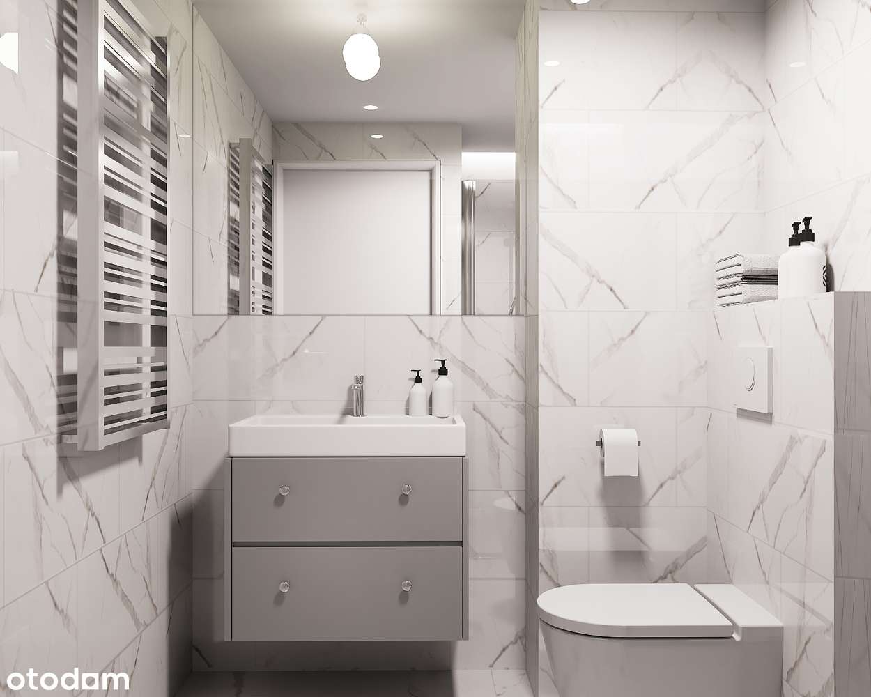 Nowoczesne 3-pokojowe mieszkanie z garażem i komórką lokatorską - Pełny obrazek: 5/5