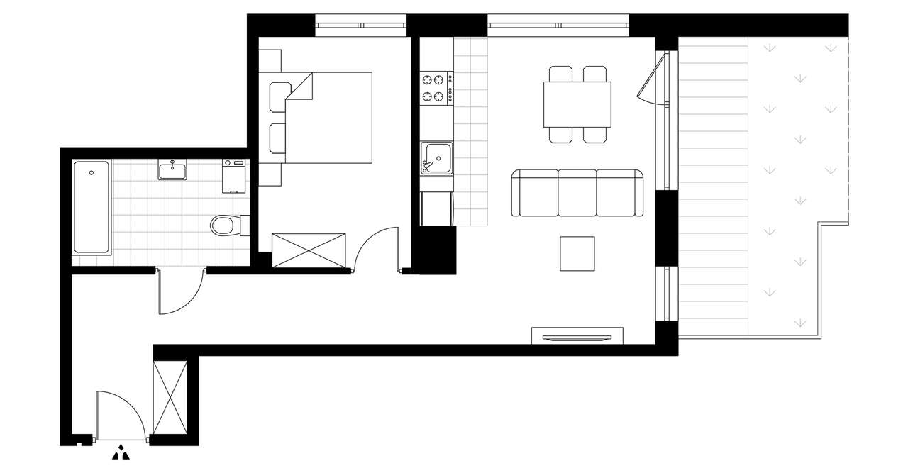 Osiedle Łososiowa | mieszkanie 2-pok. | 1 - Pełny obrazek: 3/6