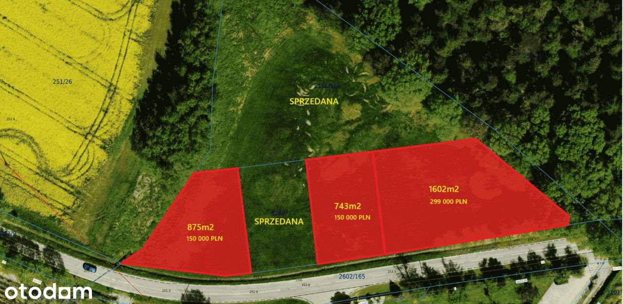 Duża działka pod lasem | 1602m2 | 399 000zł-5