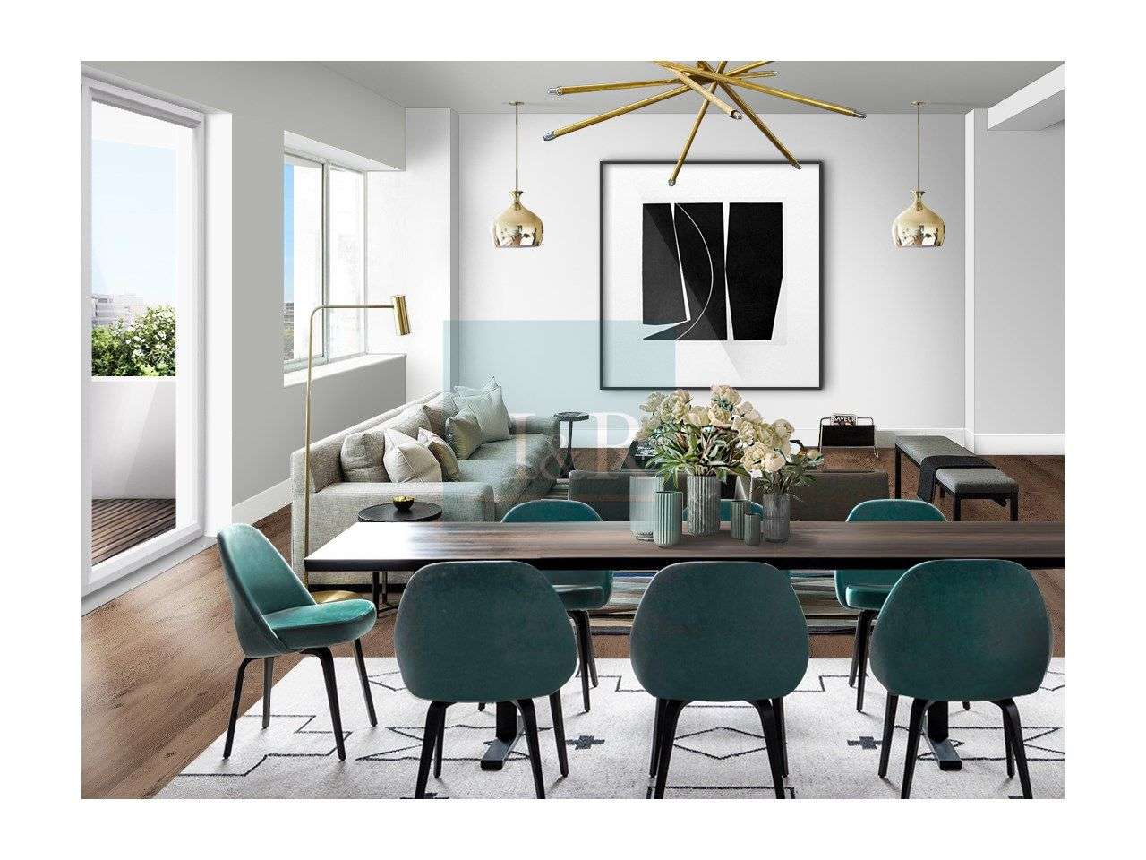 Apartamento T2 com Terraço nas Avenidas Novas, Lisboa