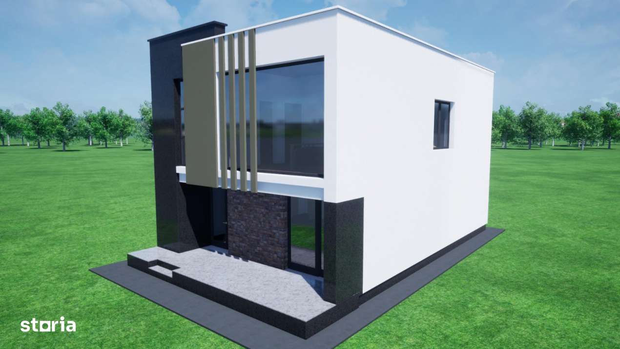 Vila individuala P+E, design mediteranean, Calea Harmanului, Comision-1