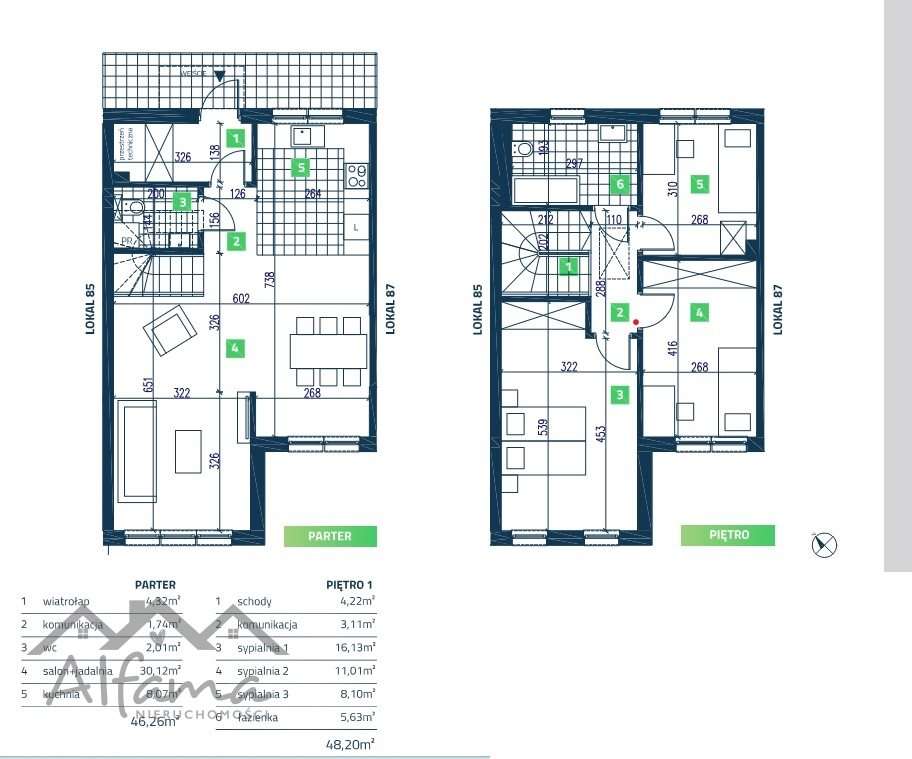 Ogród 93m2|Gotowe wkrótce|Piękne Osiedle|2MP w cenie - Pełny obrazek: 4/8