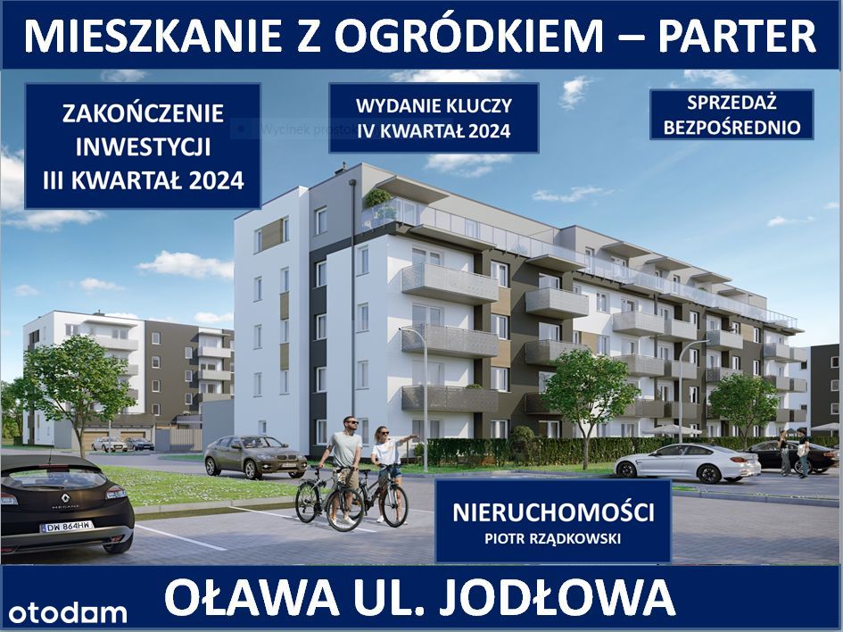 Oława mieszkanie z ogródkiem-PARTER-3pokojeC1/P0/1