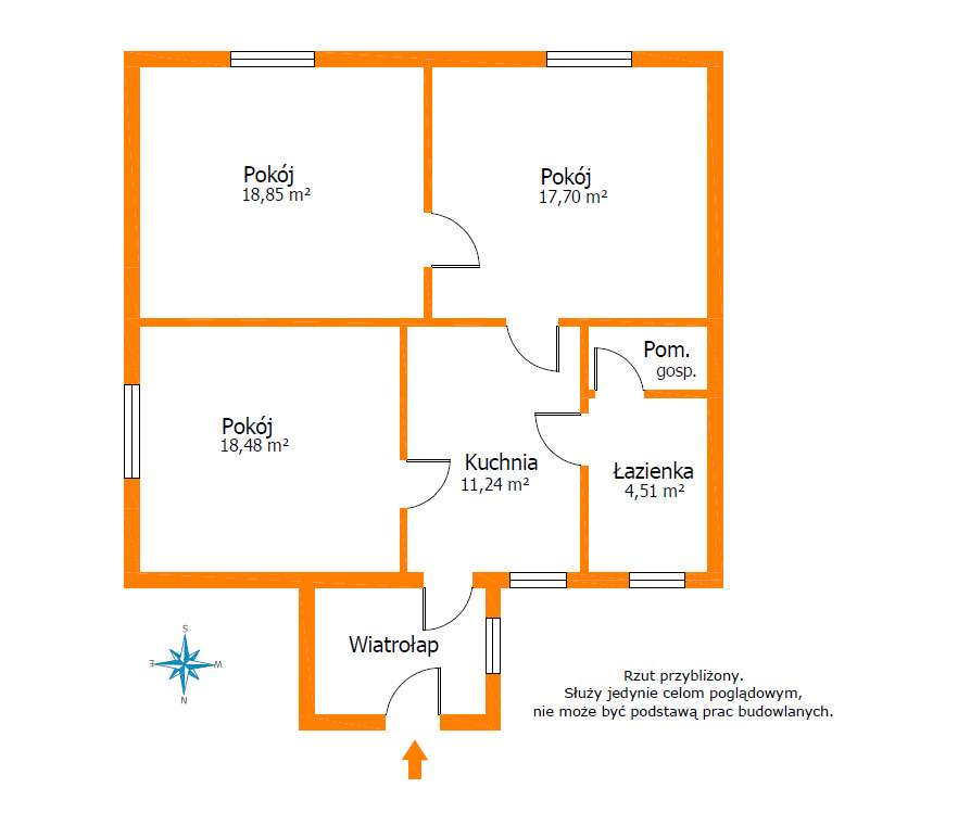 Urokliwy dom na przestronnej działce - Pełny obrazek: 4/17