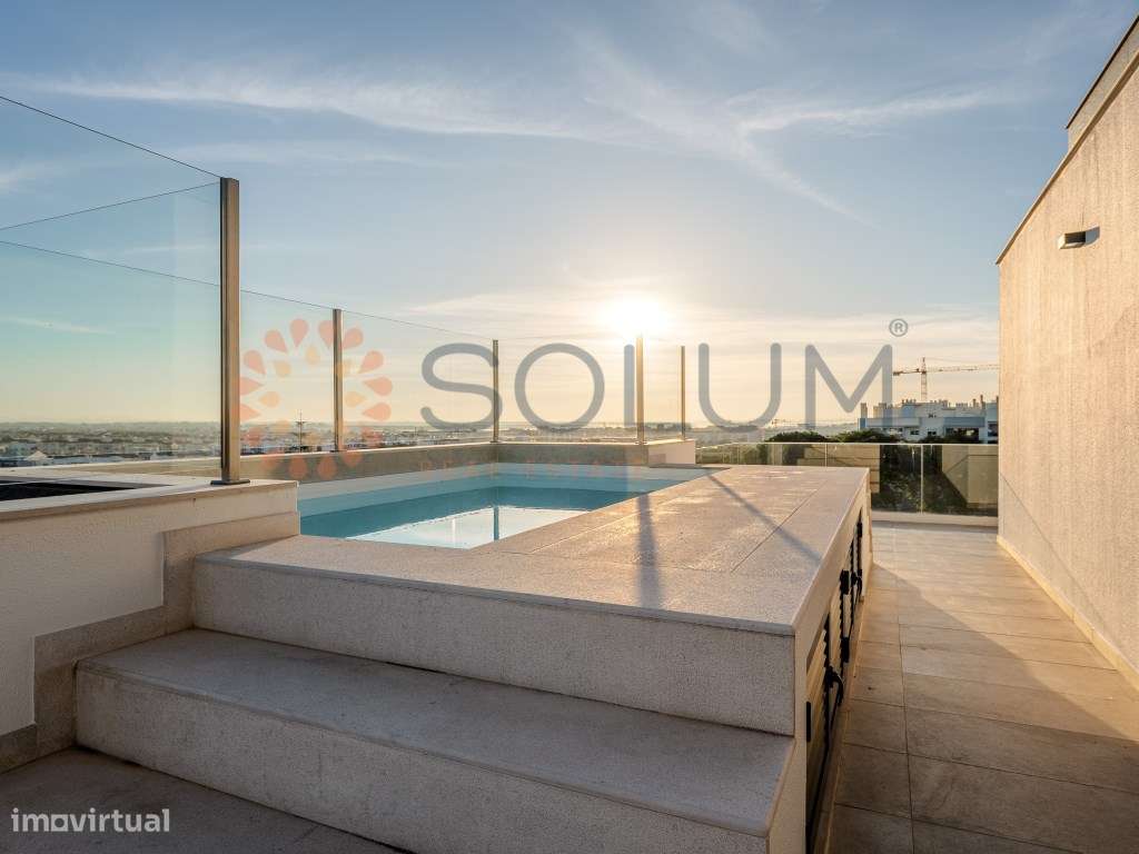Penthouse de Luxo com piscina - Montijo-41