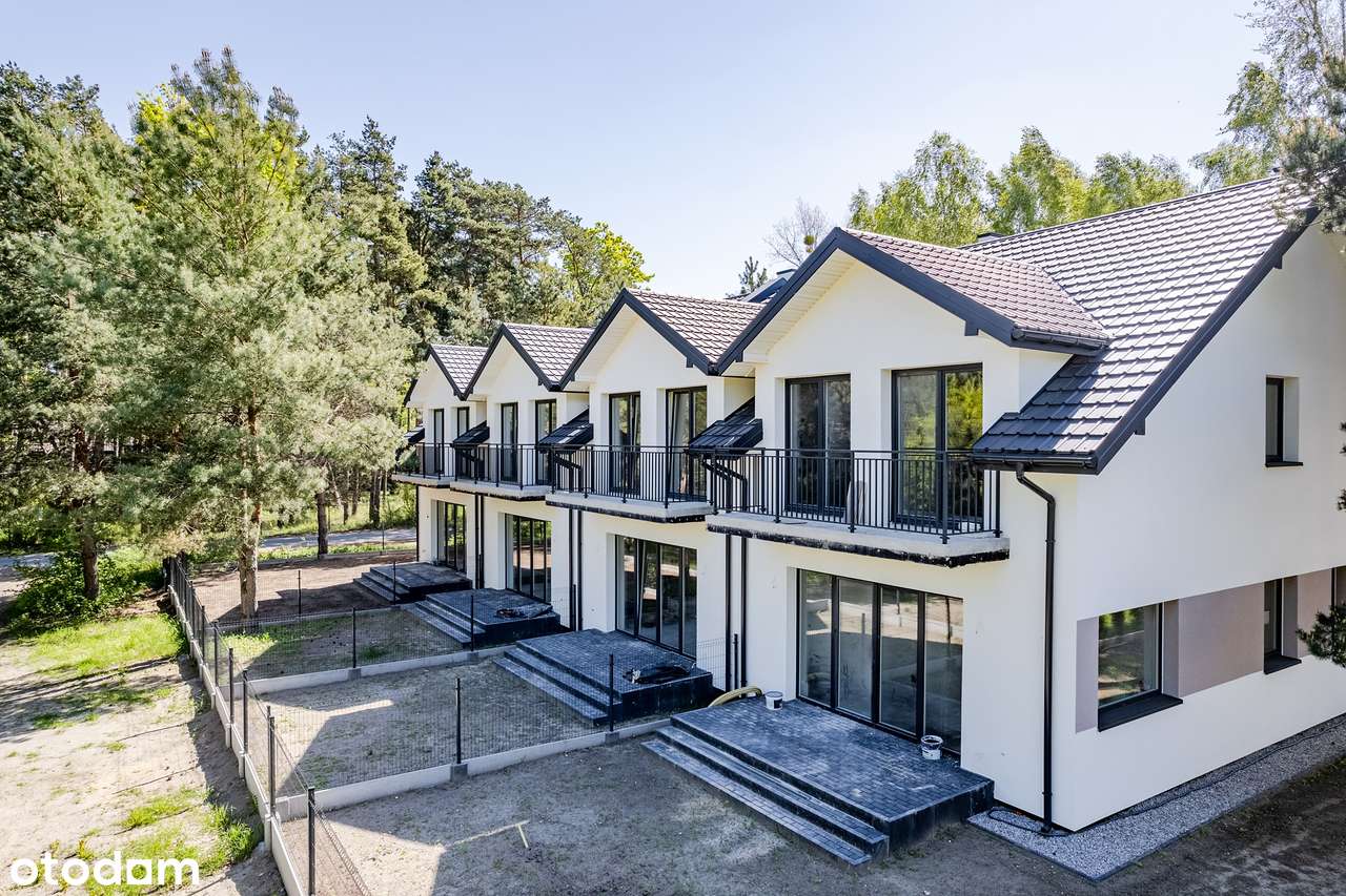Nowoczesny dom w zabudowie szeregowej-środkowy | 104m2 | garaż