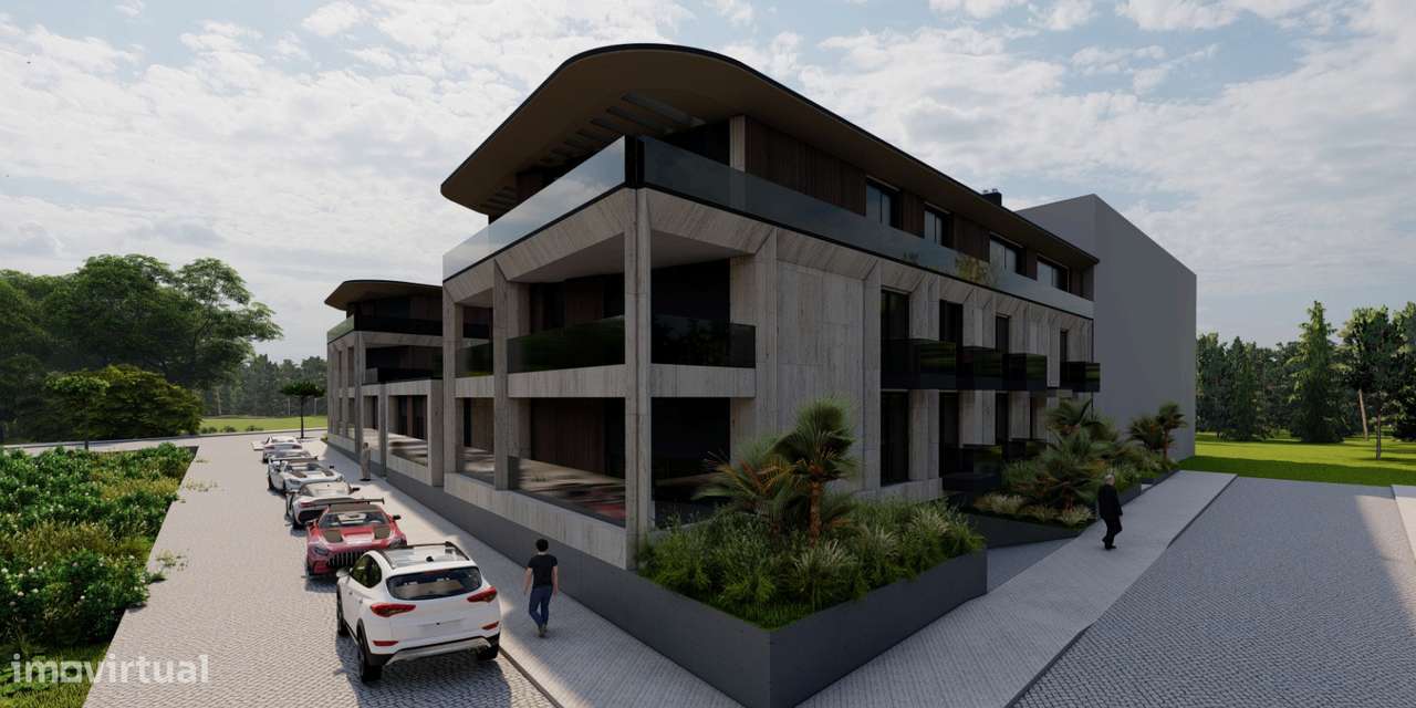 Ap T1 c/ varanda, piscina e garagem -Vila do Conde - Praia de Labruge-3