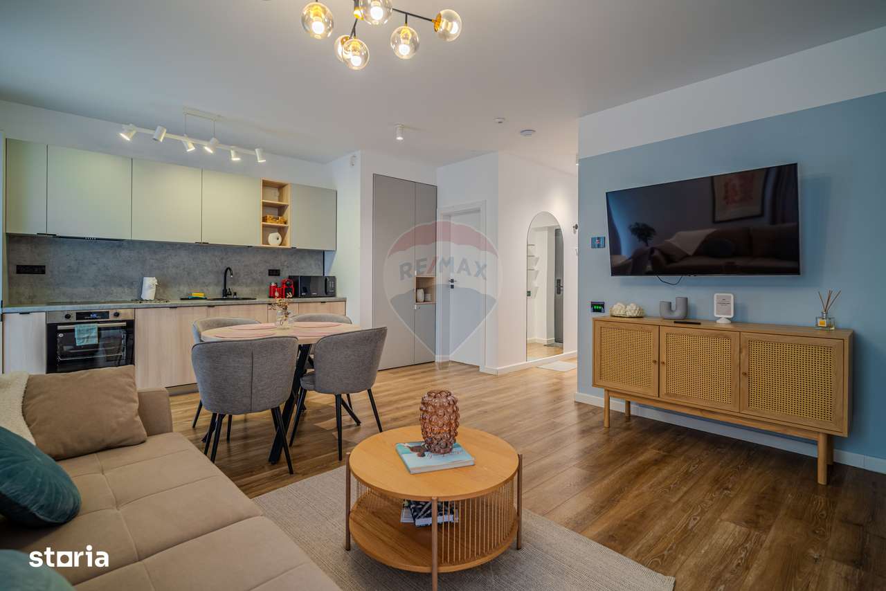 Apartament in Sinaia 2 camere cu terasă de 40,7 mp – Green Future - Imagine principală: 4/20