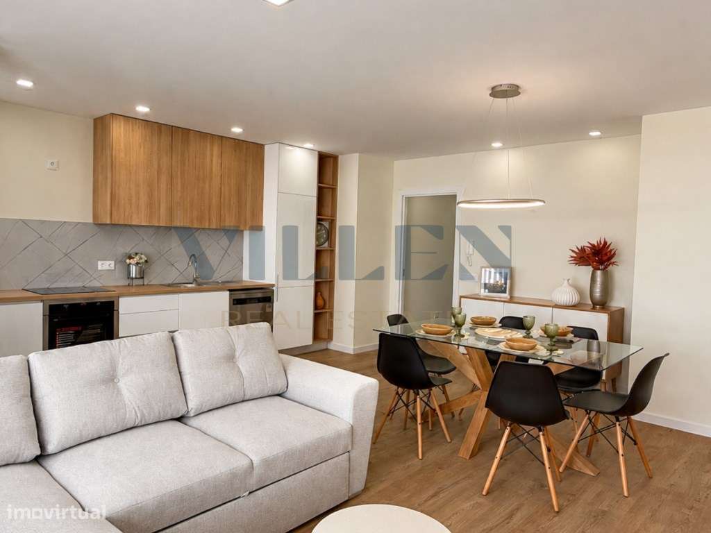 Apartamento T2 Mobilado e Equipado, com Garagem - São Romão do Coro...-1