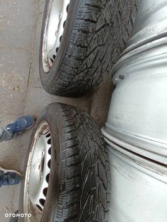 mercedes w180 w169 felga kolo felgi stalowe opony zima 5x112 6jx15h2 et44 - 8