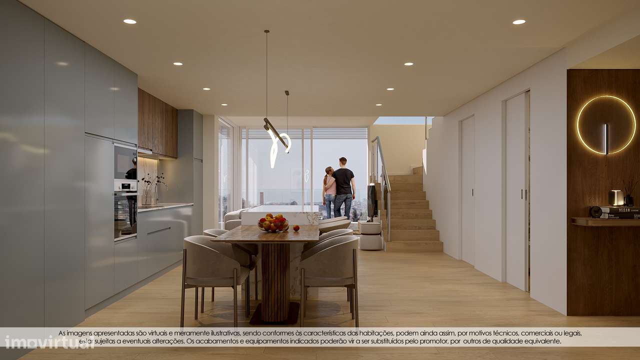 Apartamento T3 DUPLEX Novo c/ Lugar de Garagem em Canidelo-11