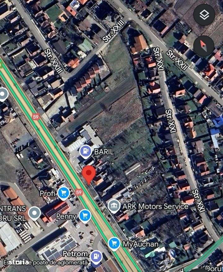 Sag - DN 59 -Casa si Teren 1876 mp - front 14 m - Imagine principală: 4/4