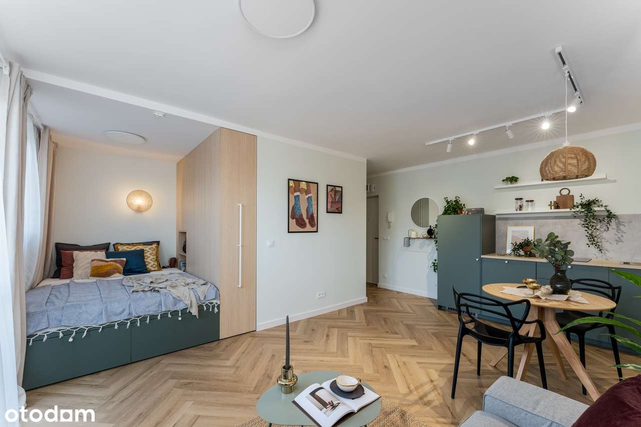 Nowoczesna kawalerka 30 m2 Centrum Krakowa – ul. Mazowiecka - Pełny obrazek: 5/12