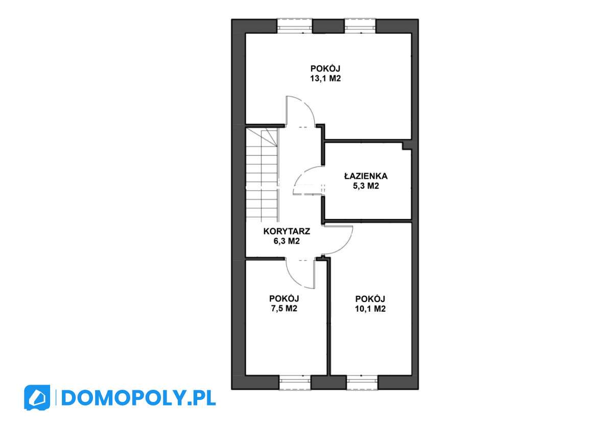 Blizniak z 120m2 ogródkem! Użytkowe poddasze - Pełny obrazek: 4/6