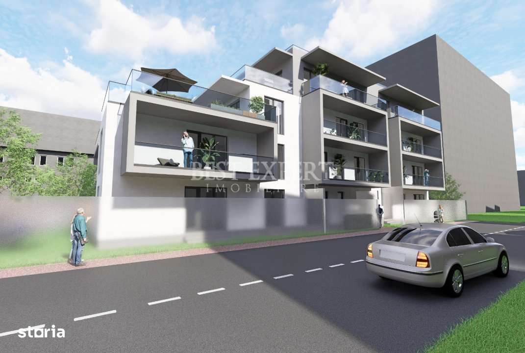 2 Camere Gradina Bloc Intim
