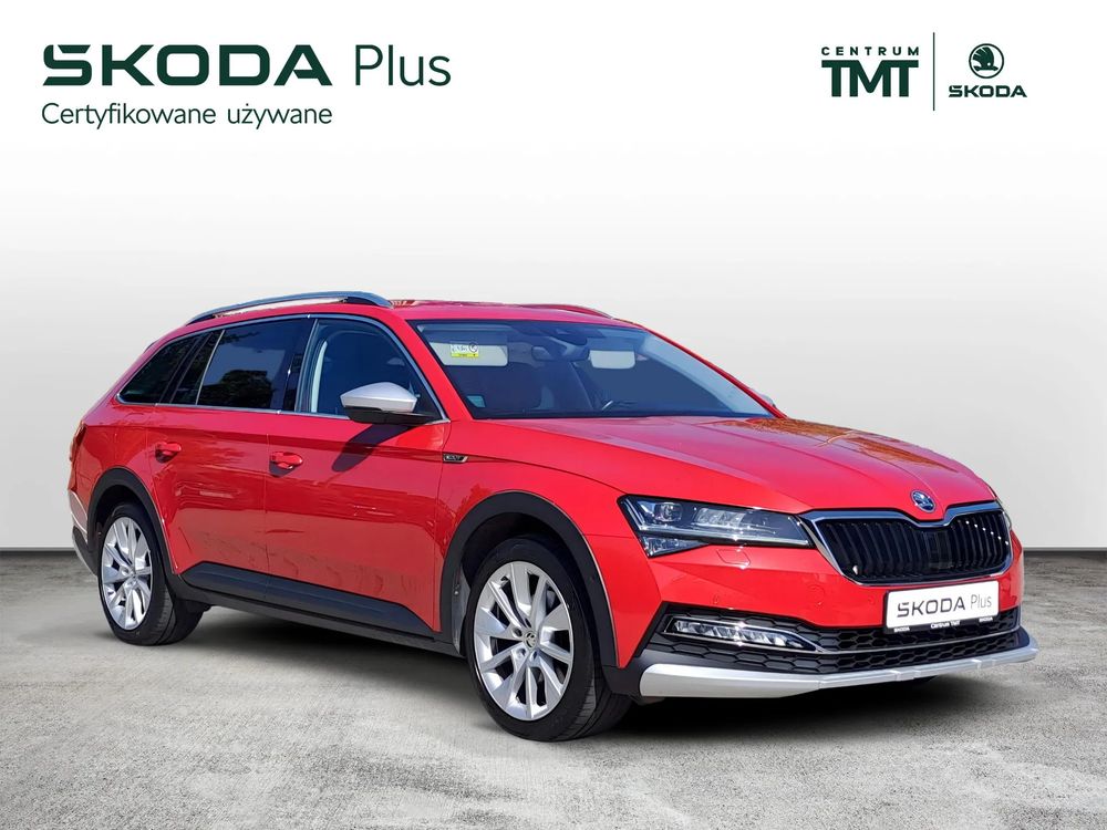 SKODA SUPERB Scout 2.0TDI 200KM 4x4 Grzana kierownica szyba DSG ACC Elek.Fotele HAK
