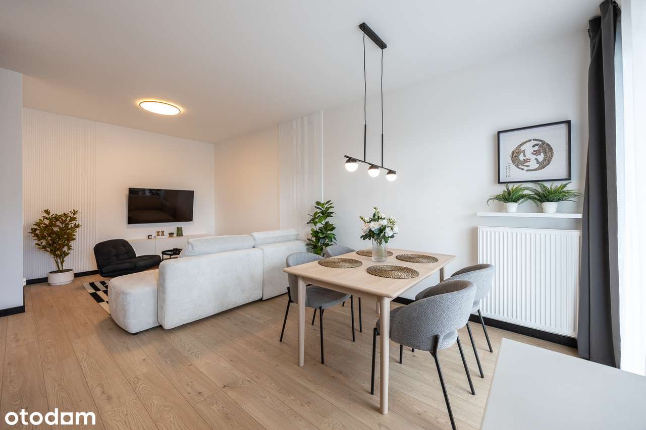 Nowe, 2 pok. balkon, piwnica, garaż, wysoki standard, bez prowizji!-0