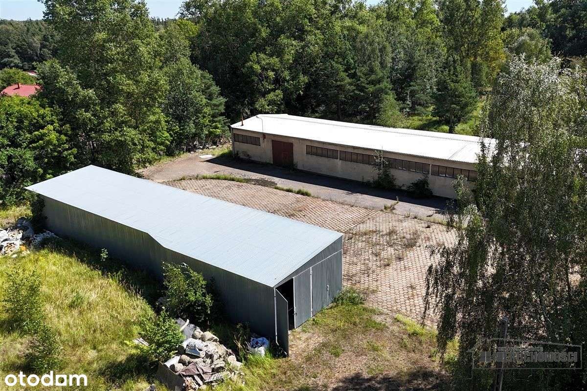 Grunt z budynkiem przemysłowym i stalową wiatą. - Pełny obrazek: 5/20