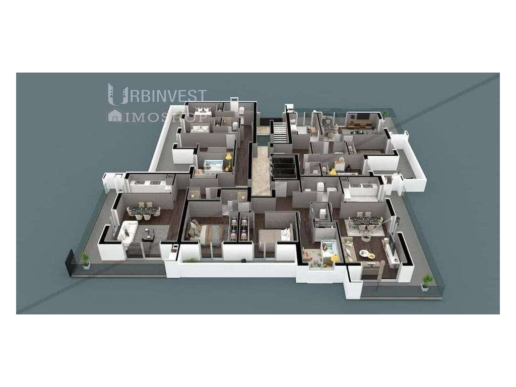 Apartamento T4, no primeiro andar, novo, recentemente concluído em ... - Grande imagem: 4/15