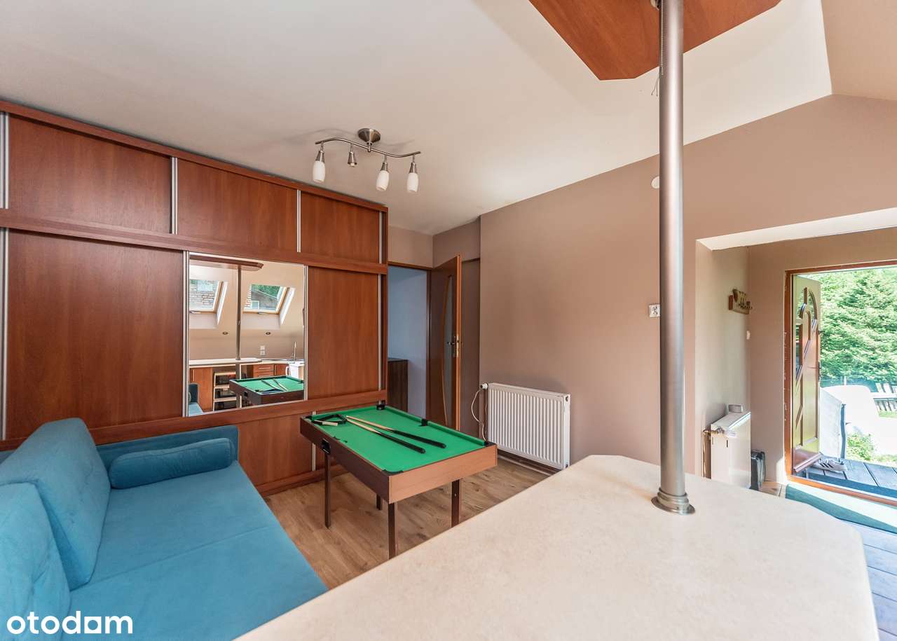 Dom na dużej działce w Bystrej, widoki na góry-12