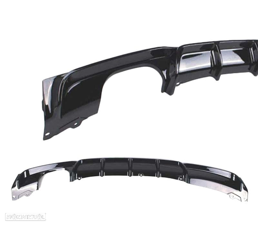 DIFUSOR PARA BMW F30 F31 11-18 PRETO BRILHANTE ABS - 2